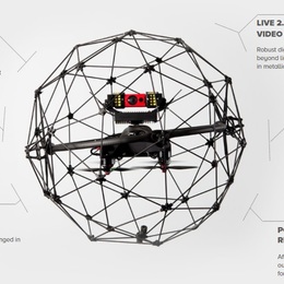 Schweizer entwickeln 100% kollisonsichere Drohne