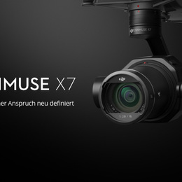 DJI stellt die neue X7 24MP Kamera für die Inspire vor