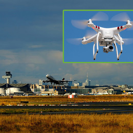 Neue Sicherheitstechnik am Frankfurter Flughafen gegen Drohnenangriffe