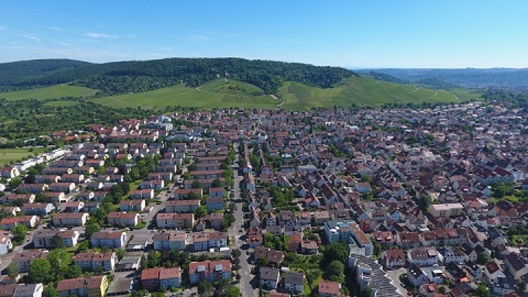 Fellbach mit Kappelberg