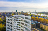 Drohnenaufnahme in Düsseldorf für fokustruppe